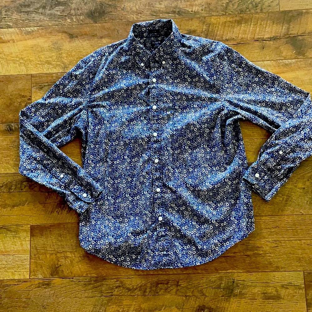 Men’s J.Crew Slim Flex Washed Button Up Shirt